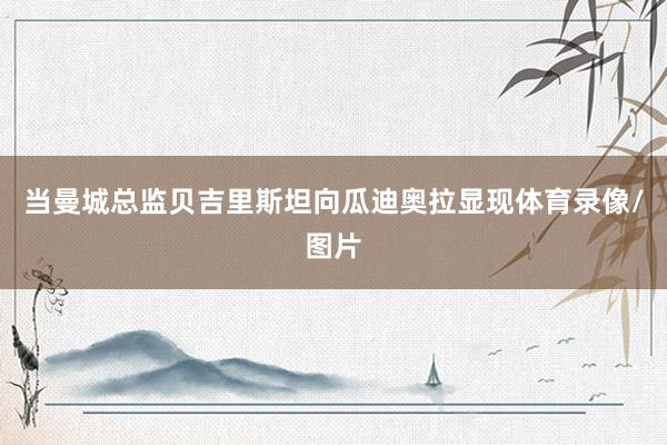 当曼城总监贝吉里斯坦向瓜迪奥拉显现体育录像/图片