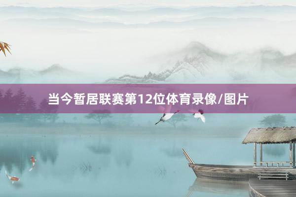 当今暂居联赛第12位体育录像/图片