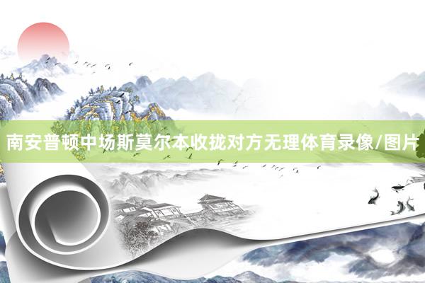 南安普顿中场斯莫尔本收拢对方无理体育录像/图片