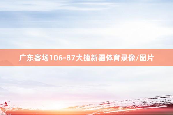 广东客场106-87大捷新疆体育录像/图片