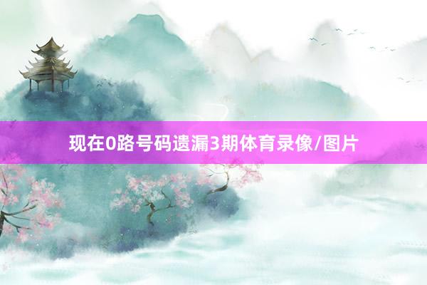 现在0路号码遗漏3期体育录像/图片