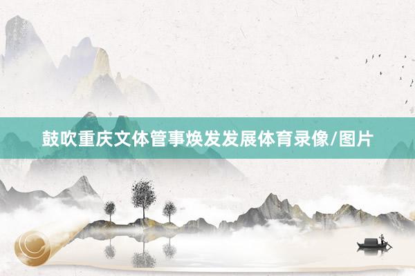 鼓吹重庆文体管事焕发发展体育录像/图片