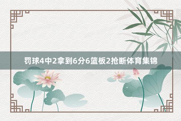 罚球4中2拿到6分6篮板2抢断体育集锦