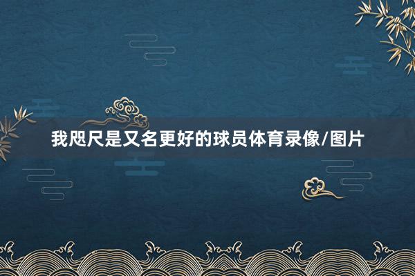我咫尺是又名更好的球员体育录像/图片