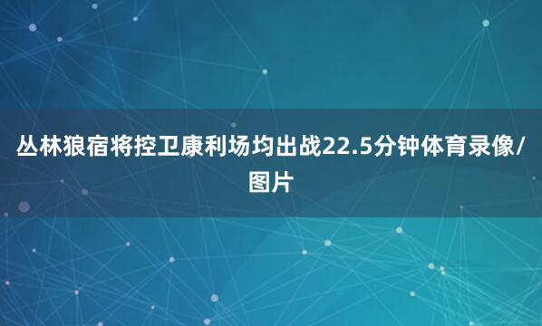 丛林狼宿将控卫康利场均出战22.5分钟体育录像/图片