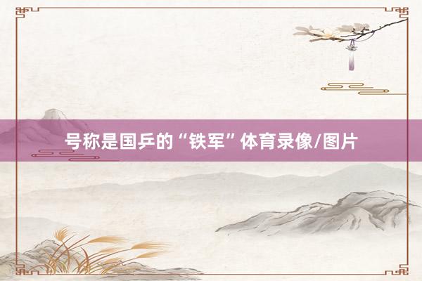 号称是国乒的“铁军”体育录像/图片