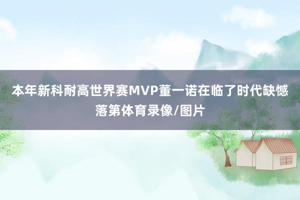 本年新科耐高世界赛MVP董一诺在临了时代缺憾落第体育录像/图片