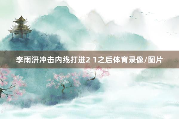 李雨汧冲击内线打进2 1之后体育录像/图片