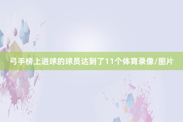 弓手榜上进球的球员达到了11个体育录像/图片