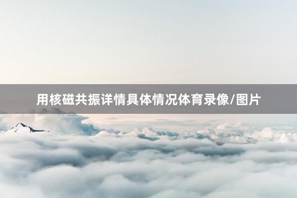 用核磁共振详情具体情况体育录像/图片