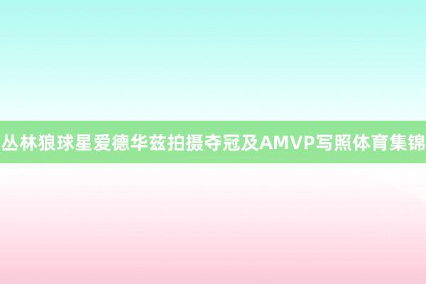 丛林狼球星爱德华兹拍摄夺冠及AMVP写照体育集锦