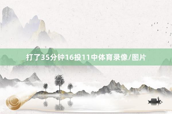 打了35分钟16投11中体育录像/图片